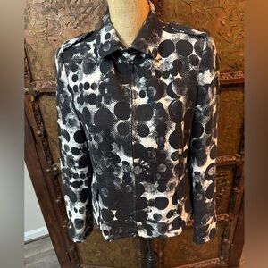 Akris Punto Monochrome Polka Dot Blazer 8‎